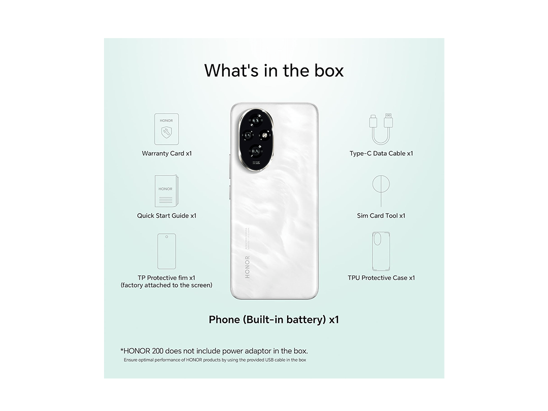 HONOR 200 Pro 5G 12GB 512GB - Moonlight White in Qatar HONOR 200 Pro 5G 12GB 512GB - Moonlight White in Qatar